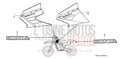 MARQUE (XR250R2/3) XR250R2 de 2002